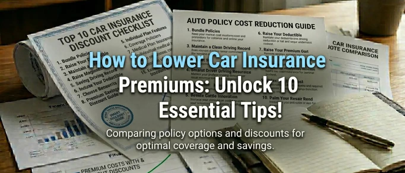 How to Lower Car Insurance Premiums: Unlock 10 Essential Tips!
